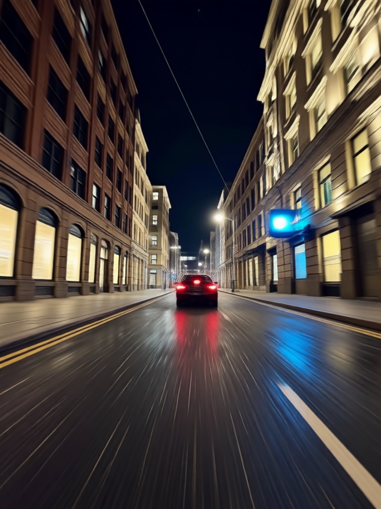 Zoom-Out-Effekt auf abstrakter Kunst-KI-Video