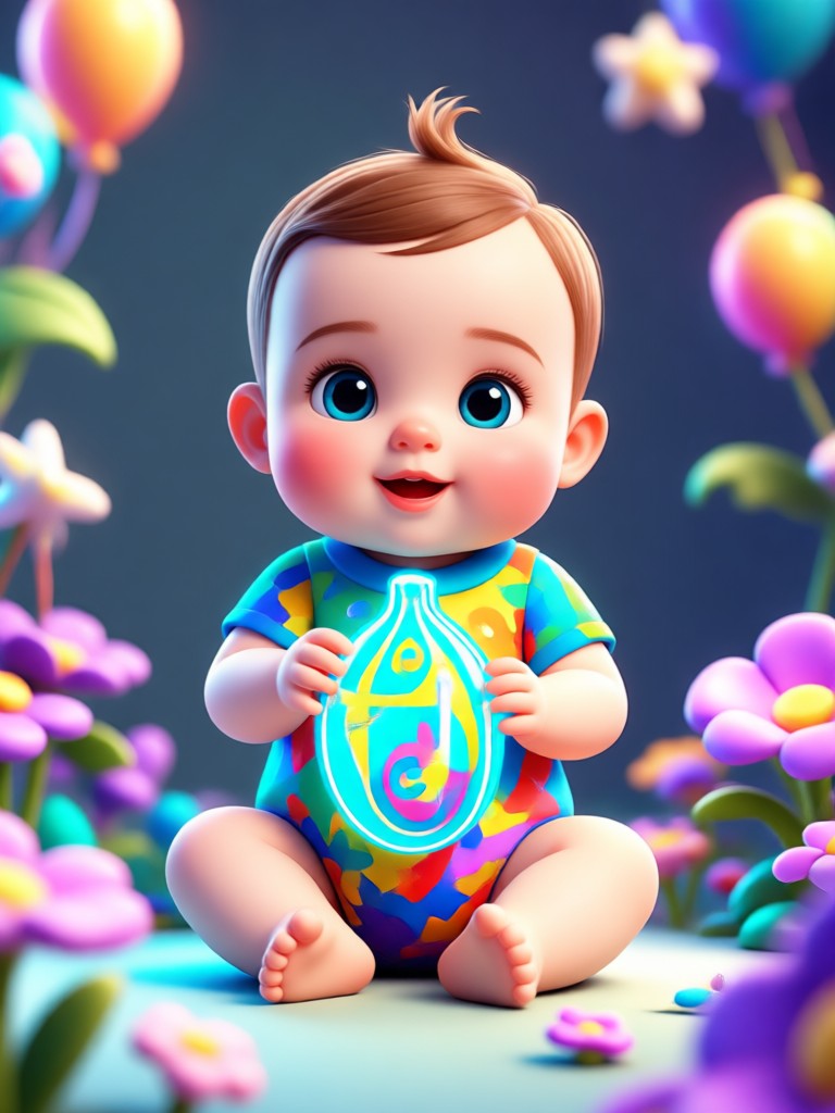 Baby with parent's eye color