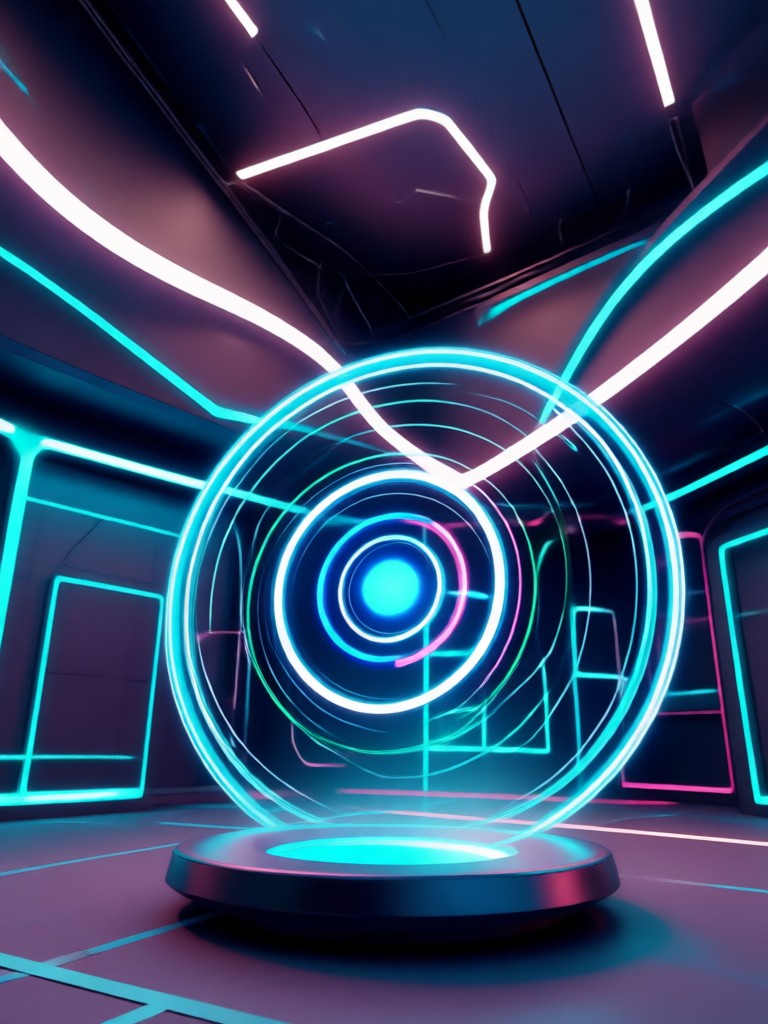 Creative orbital video template