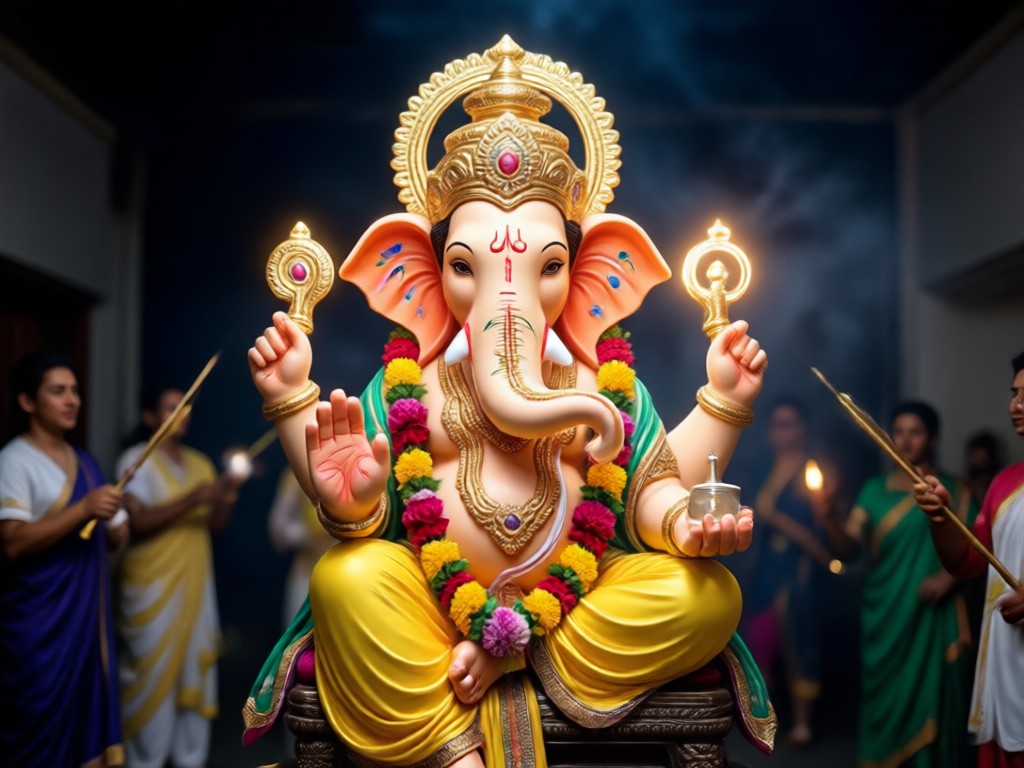 Benefits of using AI for Ganesh Aarti photos