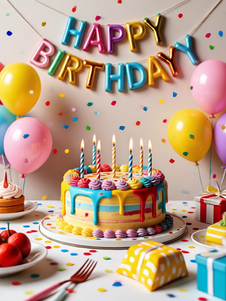 Mobile app interface for AI birthday photoshoot generator