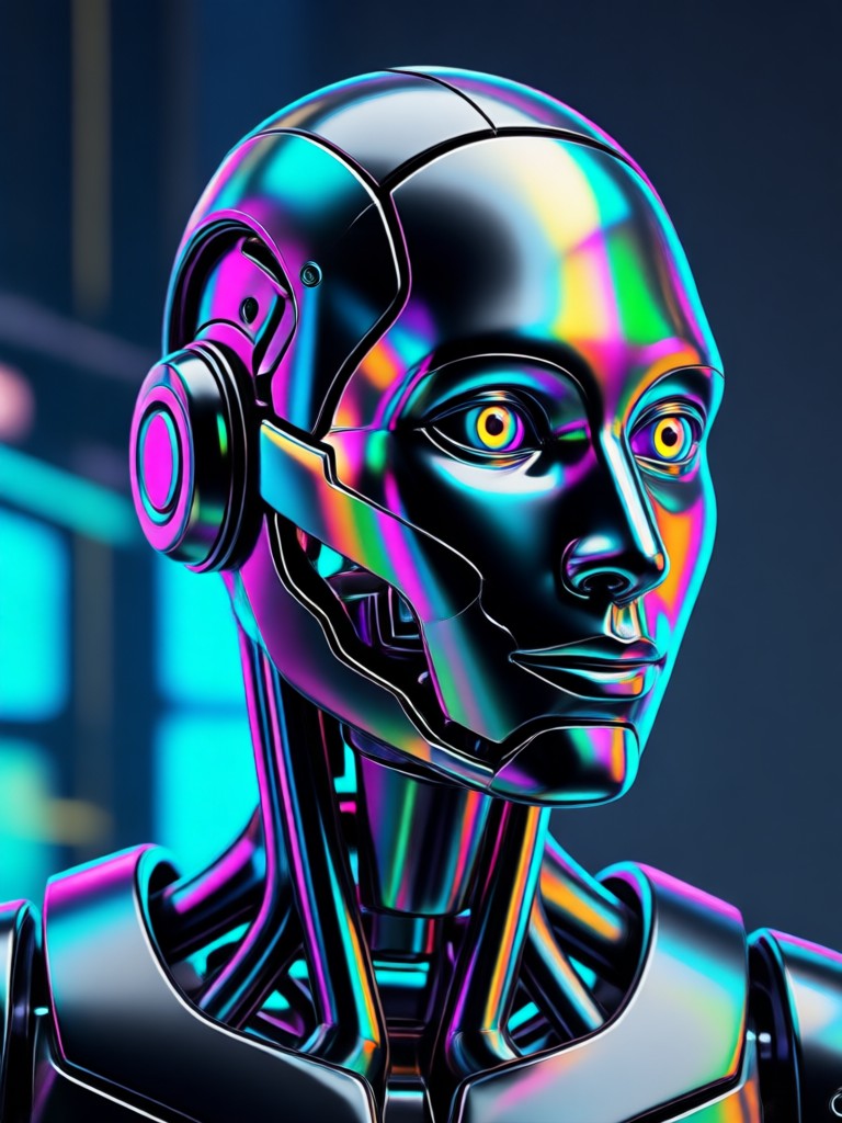 AI generated person dancing in a stylized video