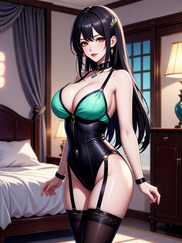 anime style adult art sample