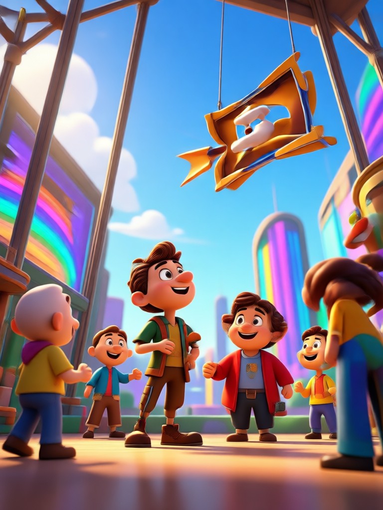 Different Pixar style filter examples