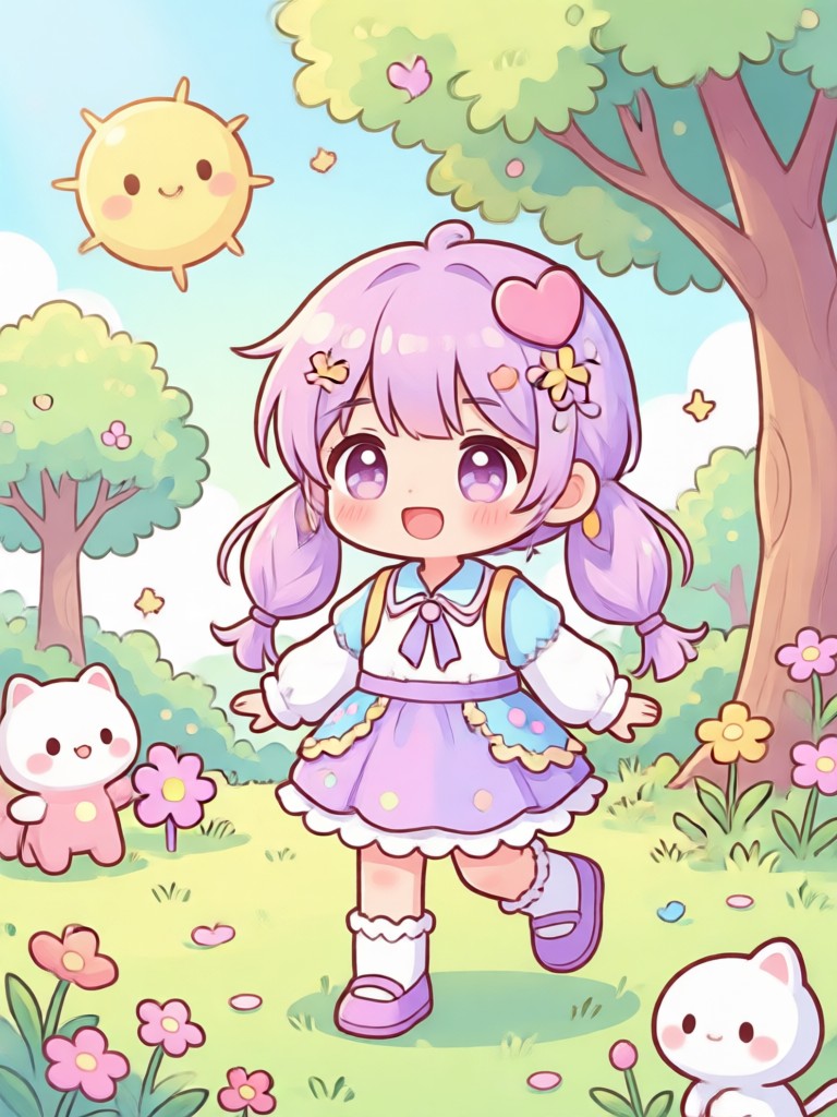 chibi kawaii style transformation