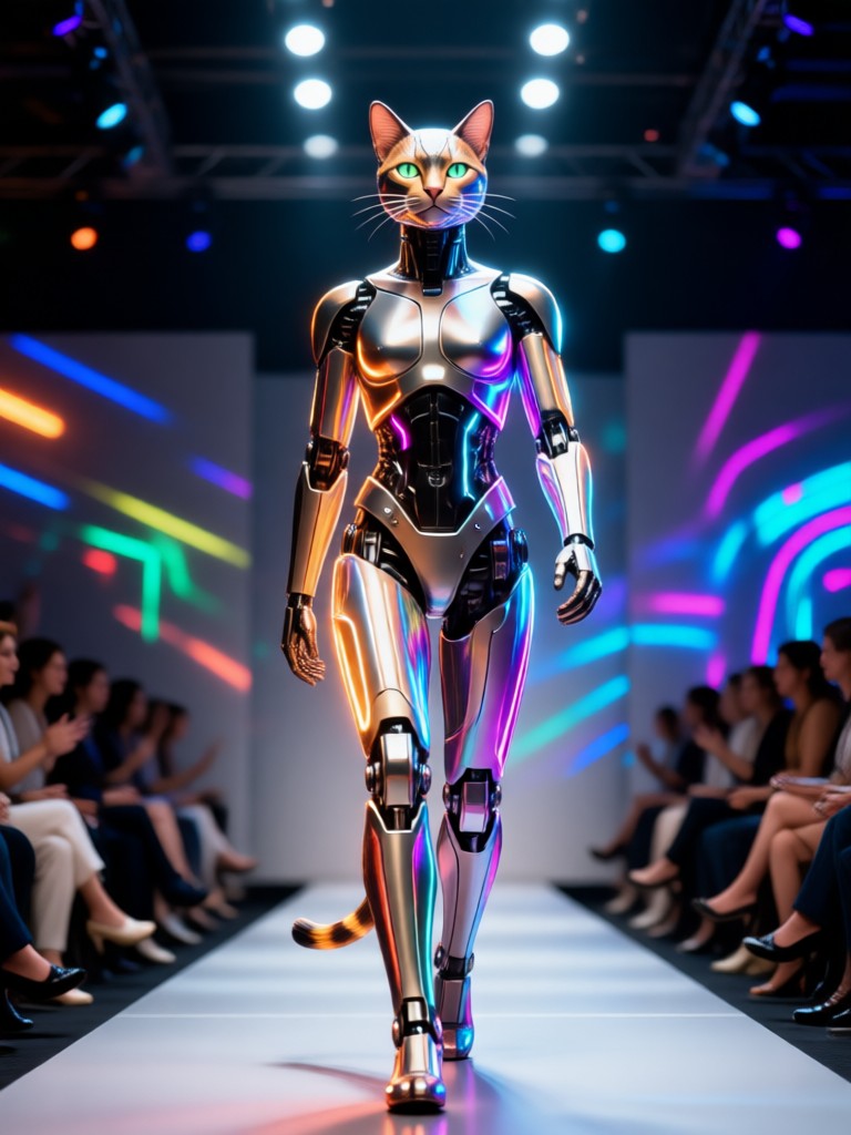 소셜 미디어용 AI 생성 캣워크