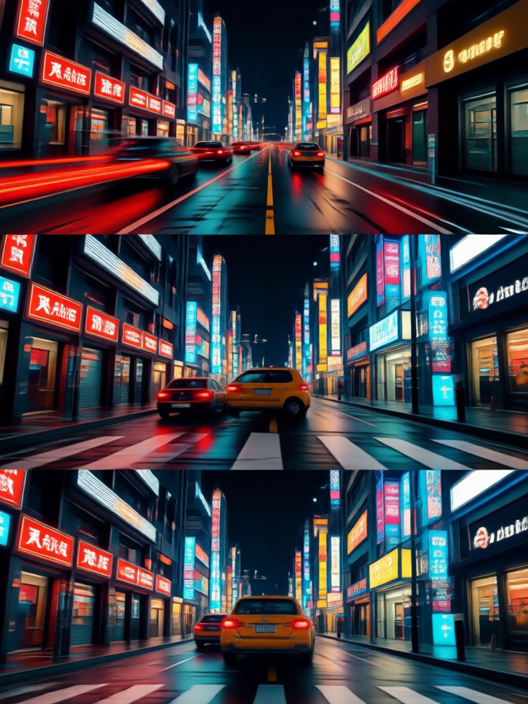 Cinematic AI generated kiss at a bus stop at night