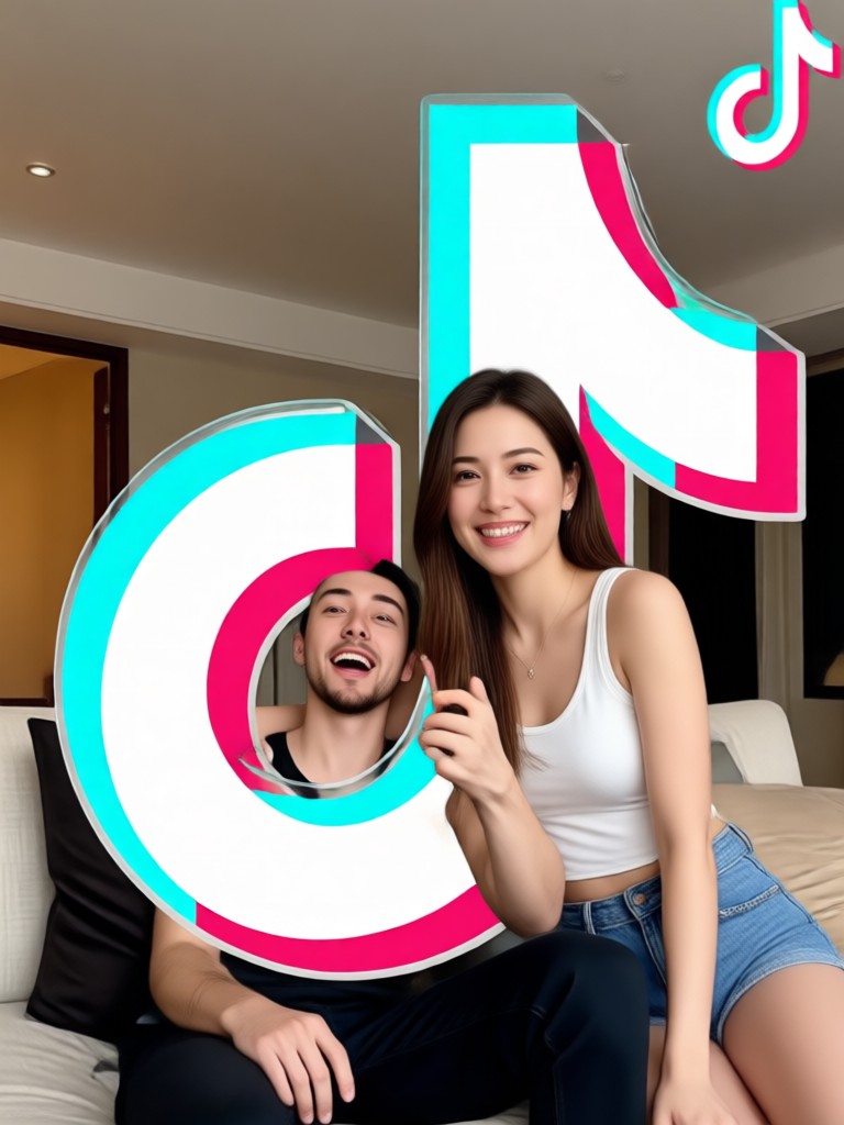 Editable photo video template with music