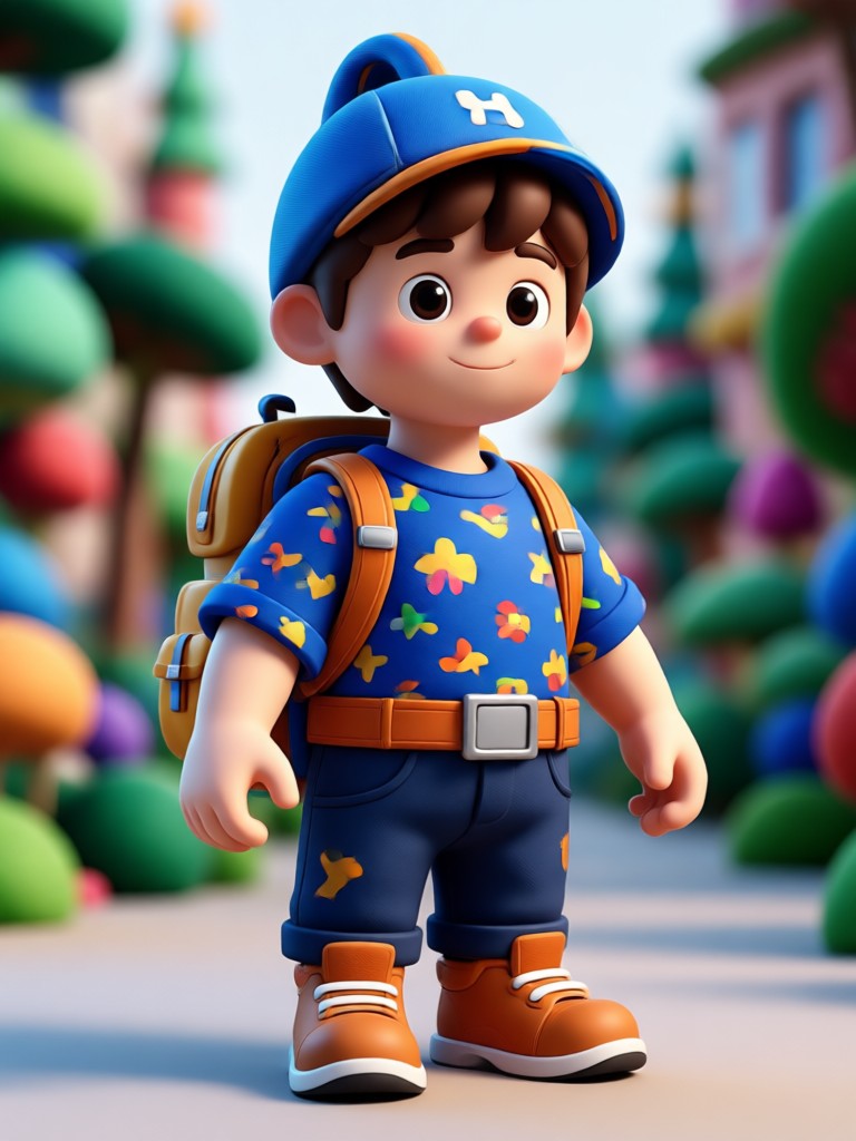 3D buddy with dynamic pose