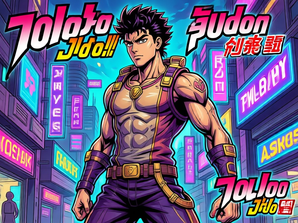 JoJo art style transformation feature