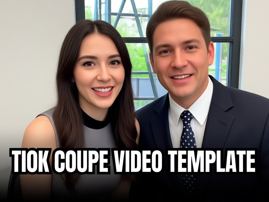Editing a TikTok couple video template