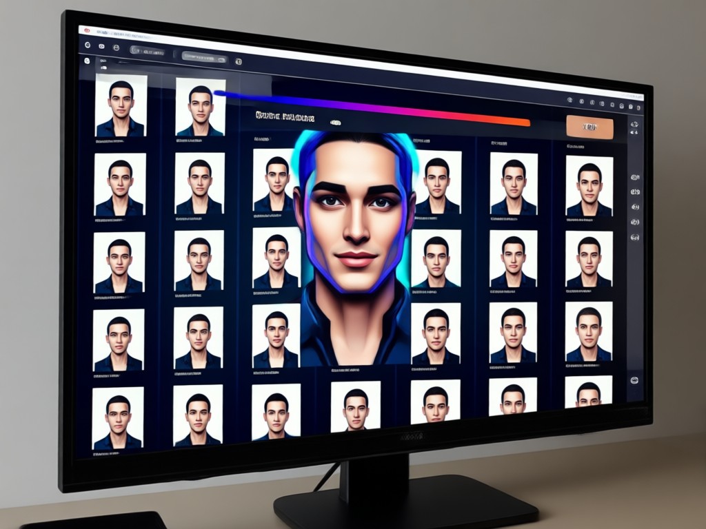 AI enhancement for professional ID photo lighting
