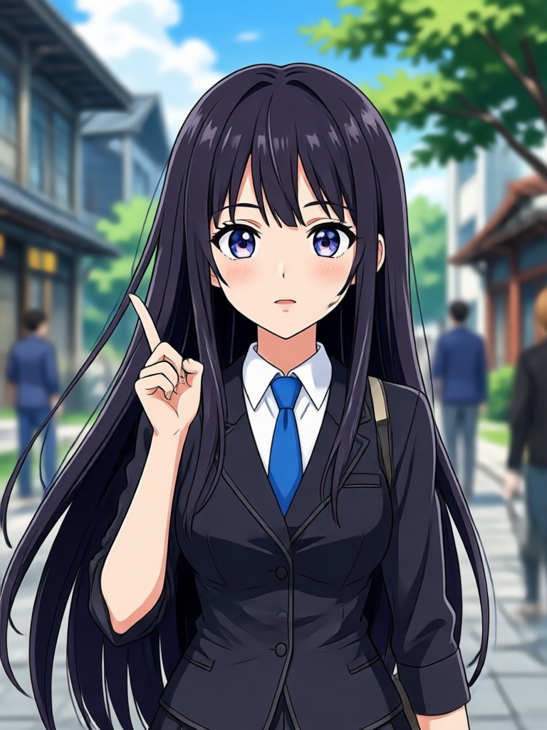 Mobile-App Anime-Filter-Oberfläche