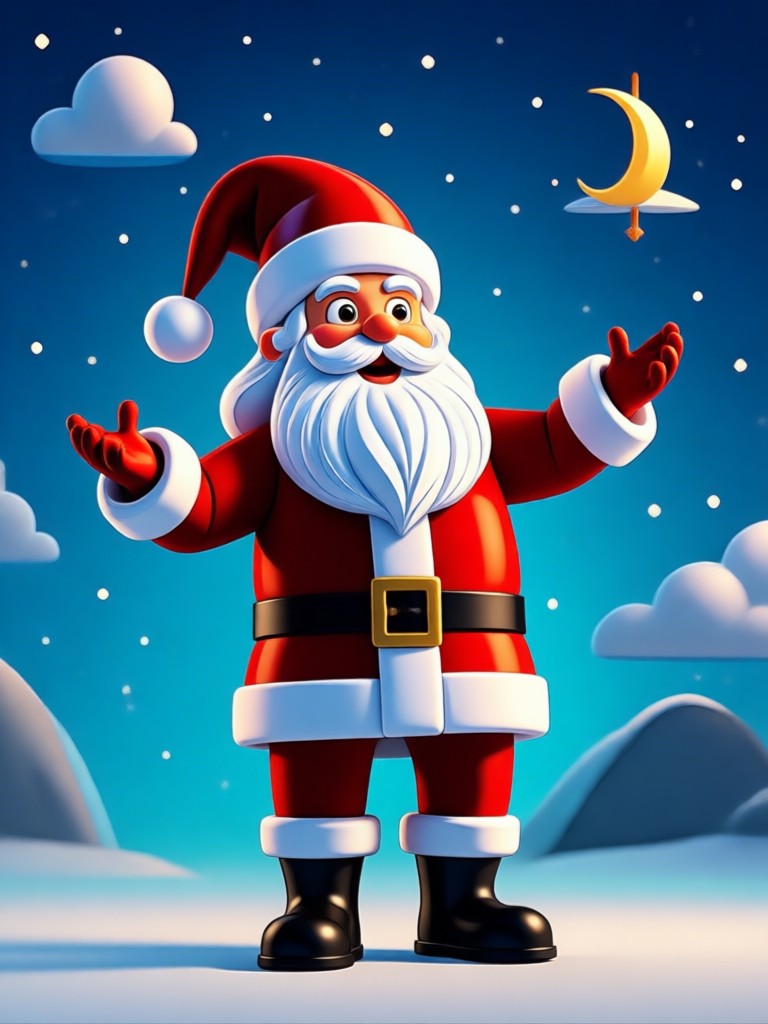Familia transformada en video de Santa y elfos