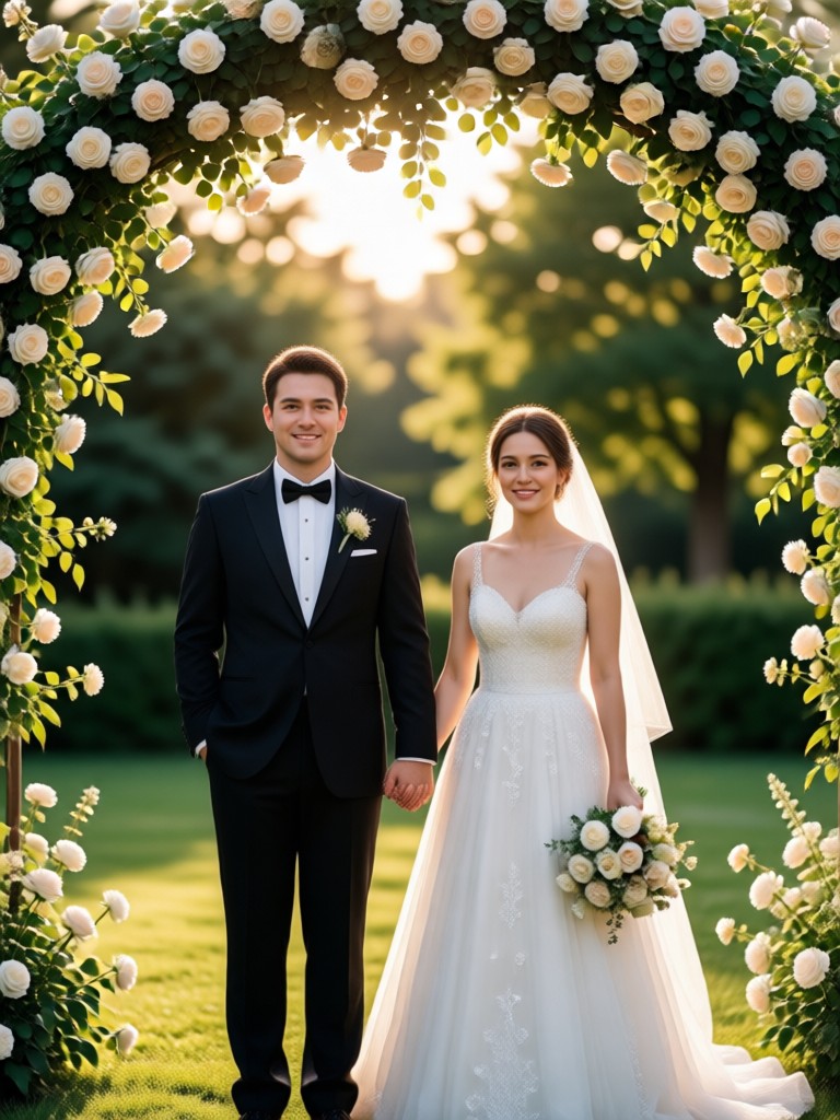 AI glamorous art deco reception photo