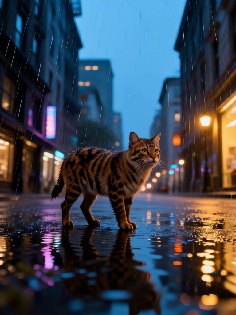 Romantisches Paar küsst sich im Regen Video