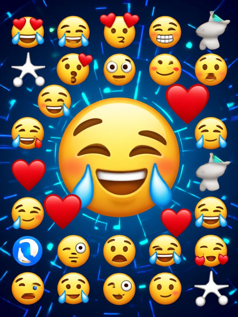 Cool anime style emoji avatar