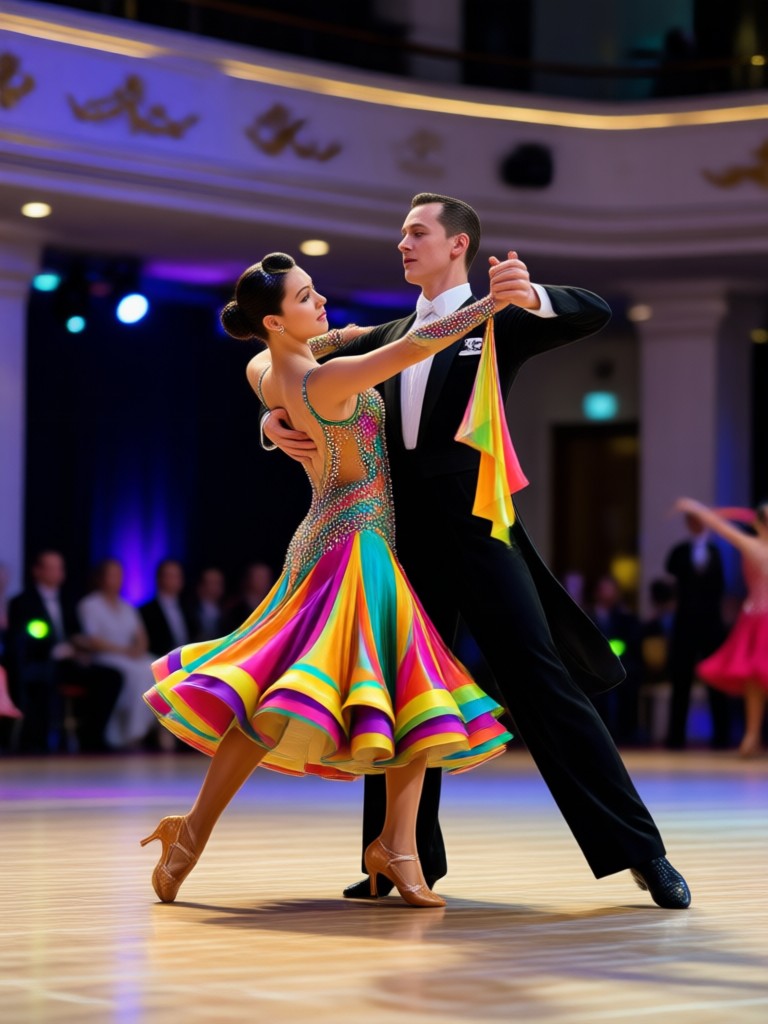Passionate Tango Couple Dance