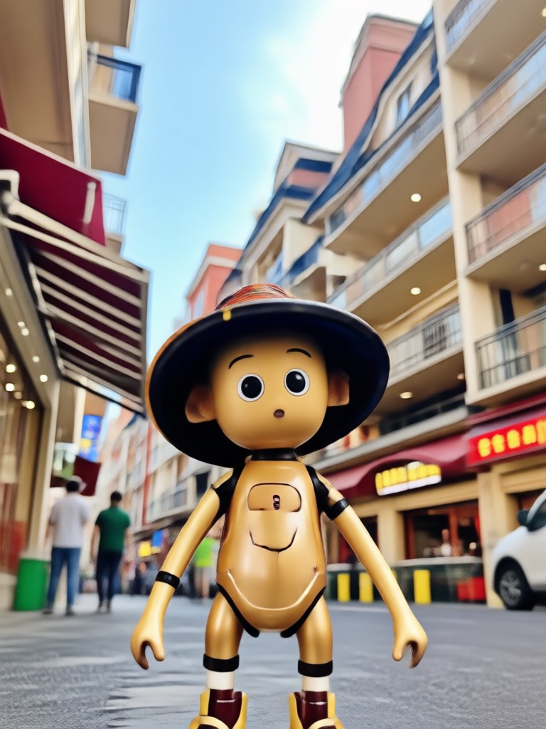Realistic render of a 3D printed buddy