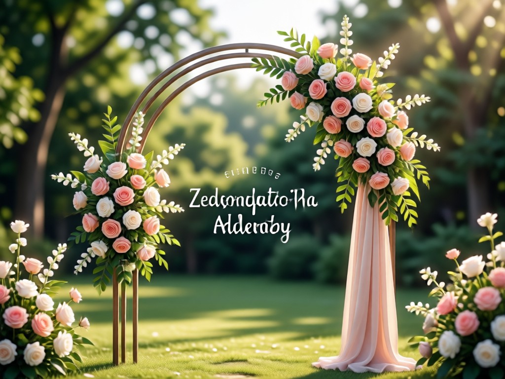AI wedding venue transformation from empty space to decorated