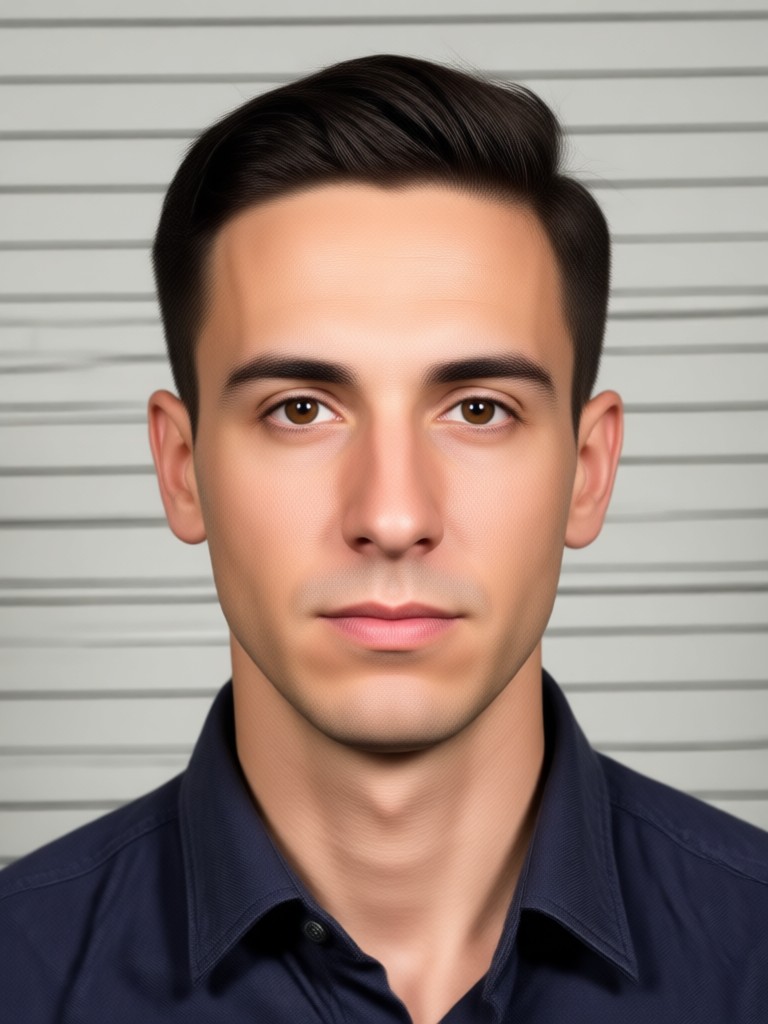 Authentischer Arrestzellenhintergrund-Mugshot
