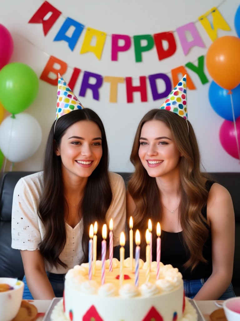 Sparkling neon birthday wishes video background