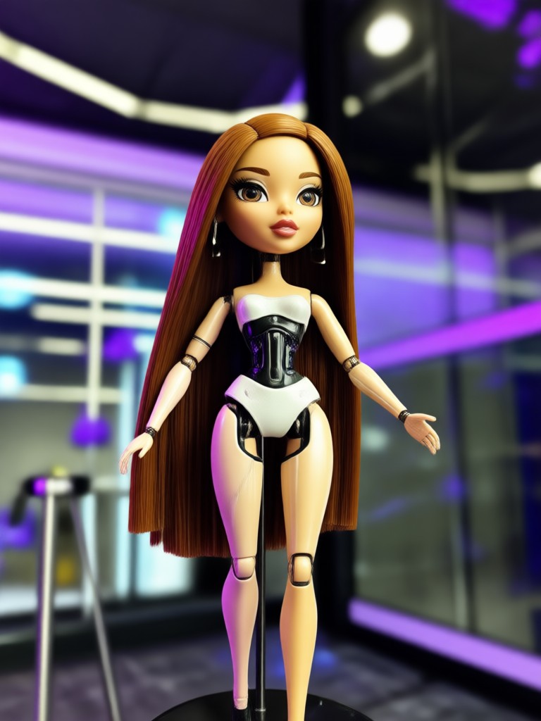 HeyO app interface showing Bratz doll generation