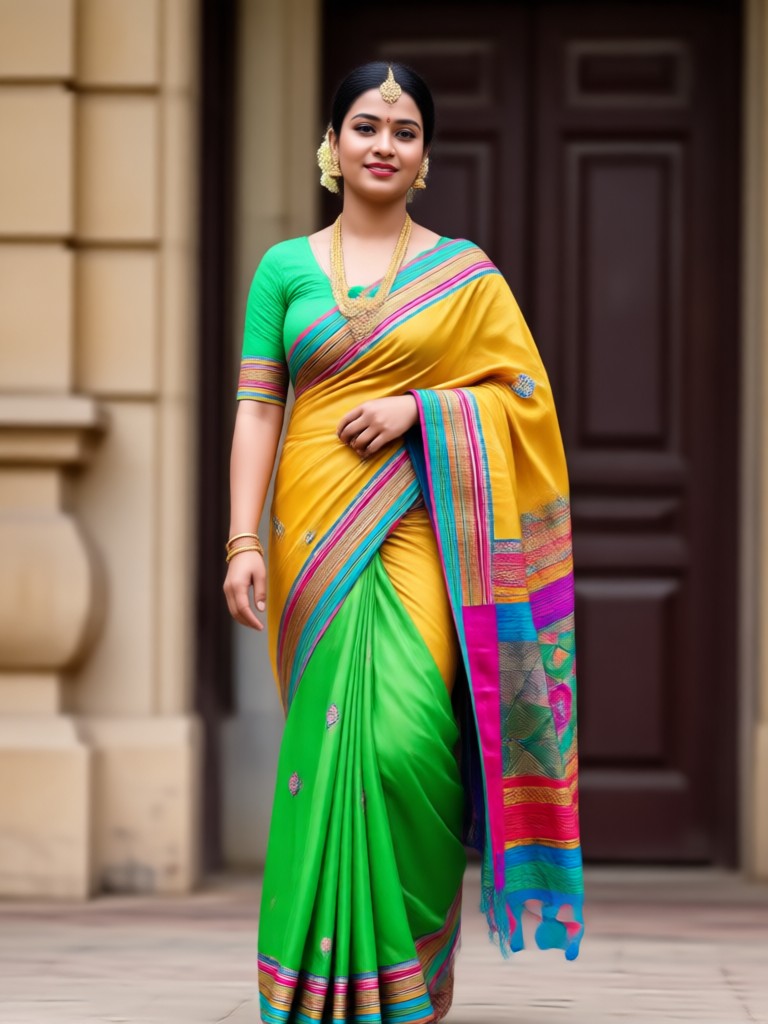 Banarasi-Sari mit aufwendiger Zari-Arbeit in einem neuen königsblauen Farbton