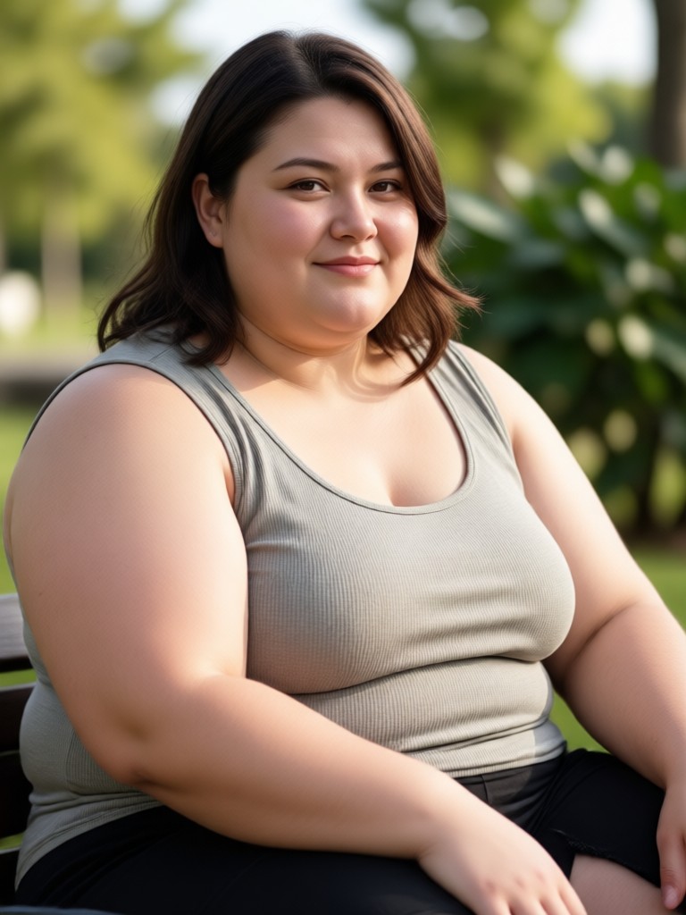 AI powered weight gain photo editor