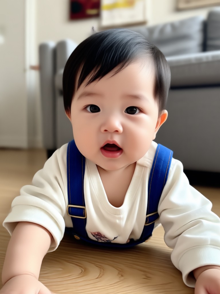 Cartoon style baby version
