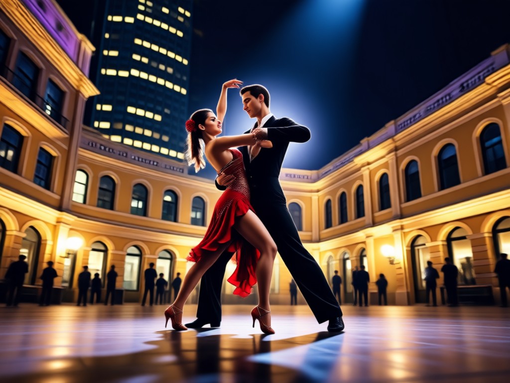 Animación de baile en pareja para varias personas con IA