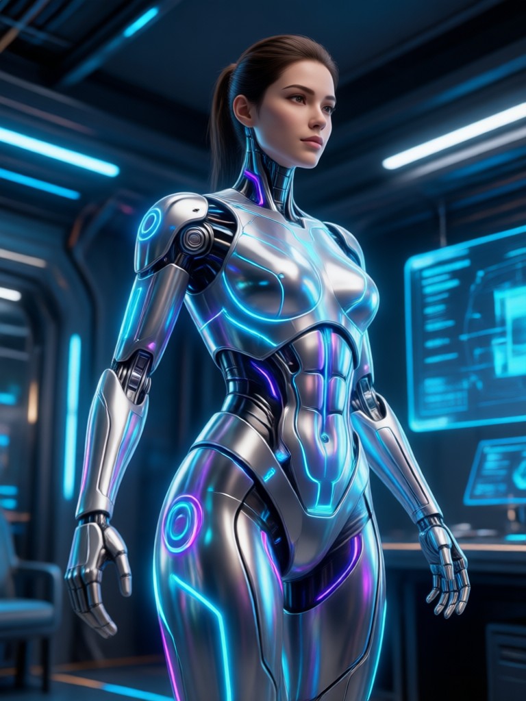 Side by side comparison of AI weight loss effect