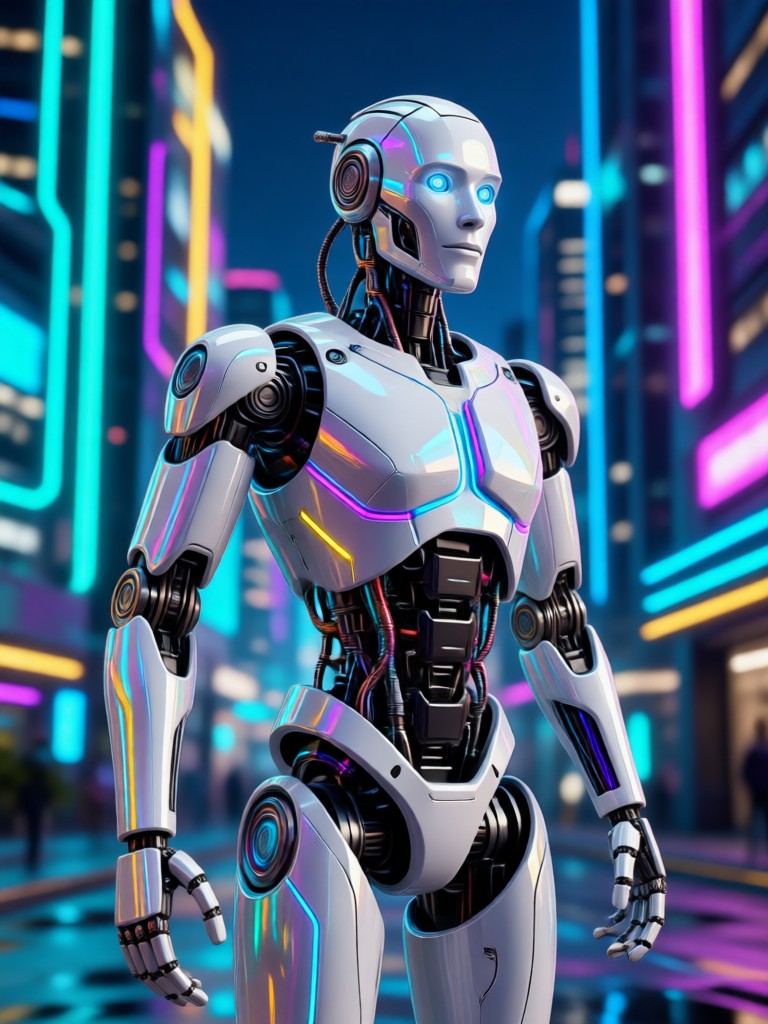 Futuristic armor overlay with intricate digital patterning