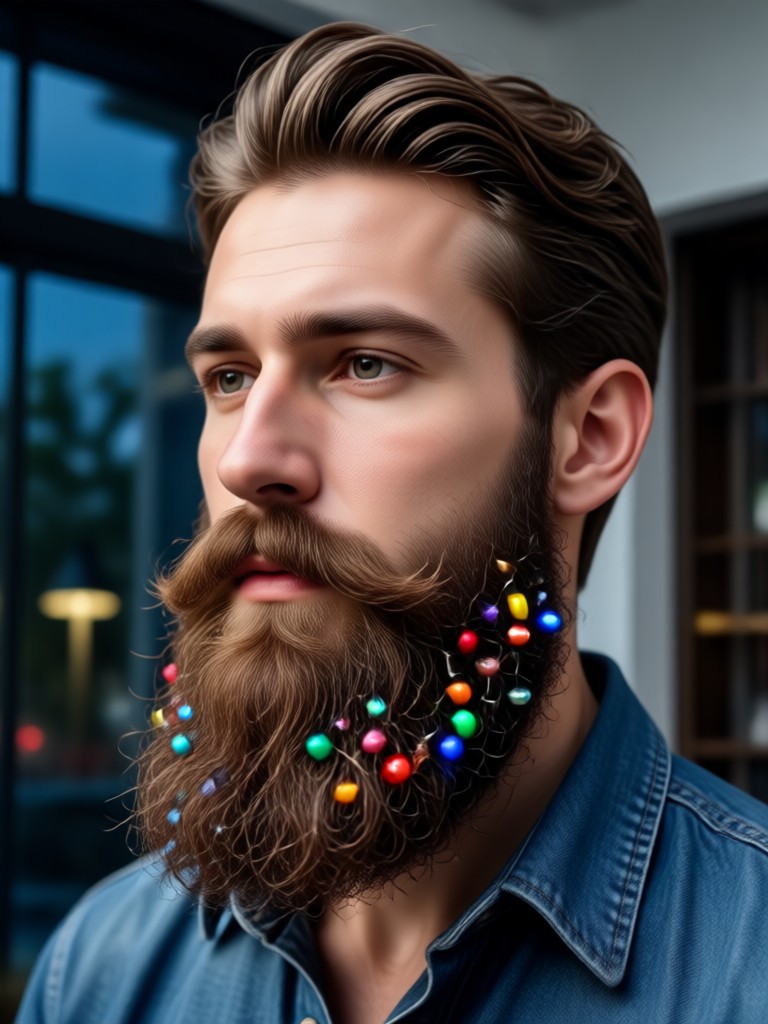 Professioneller Bartstil für LinkedIn-Foto