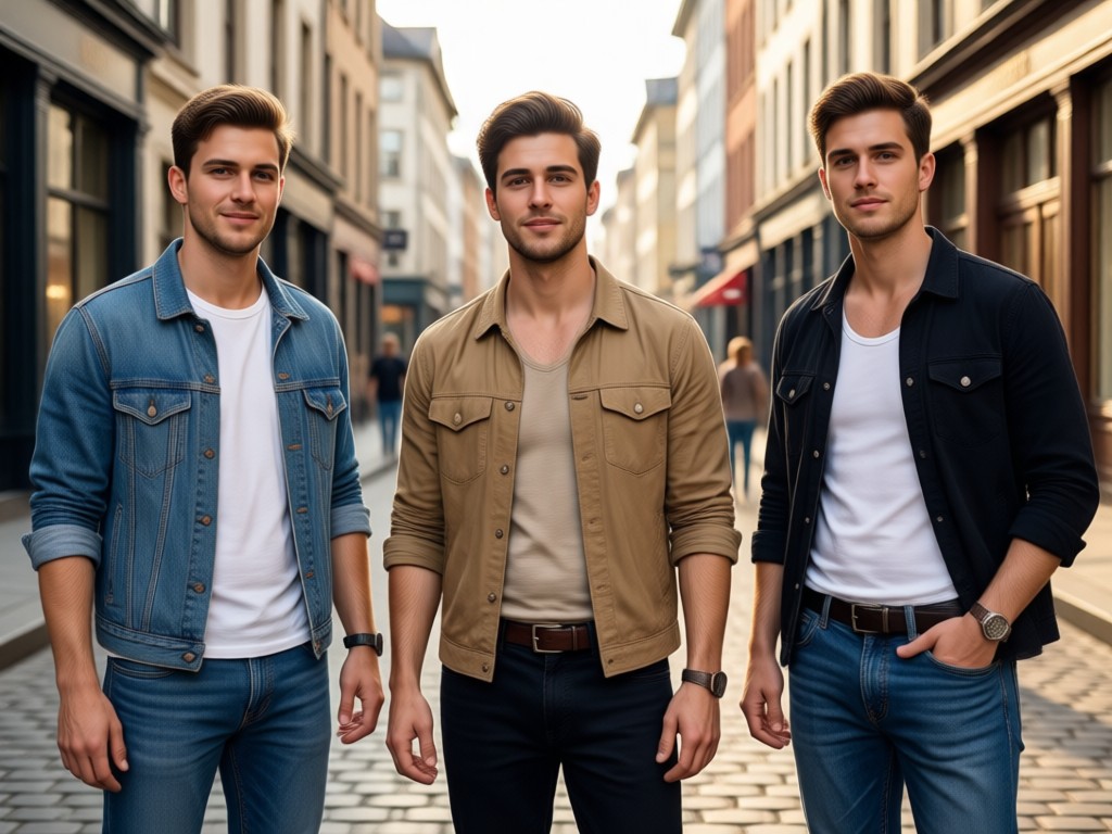 Massive style library for male AI images