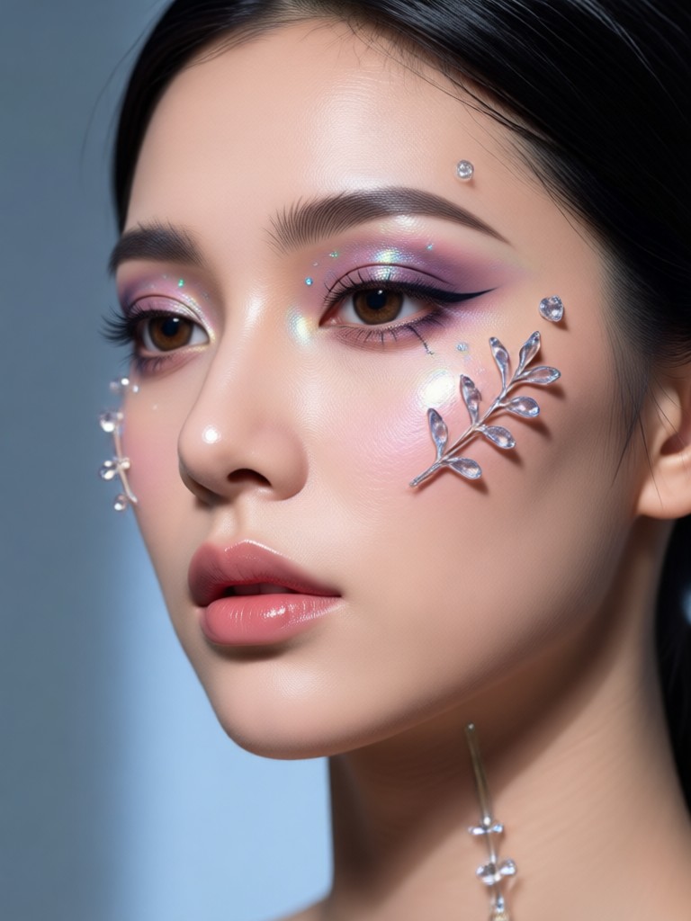 Soft, romantic AI portrait with dreamy lighting