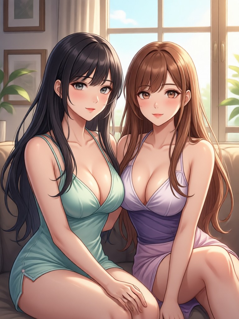 Anime style AI Babe character