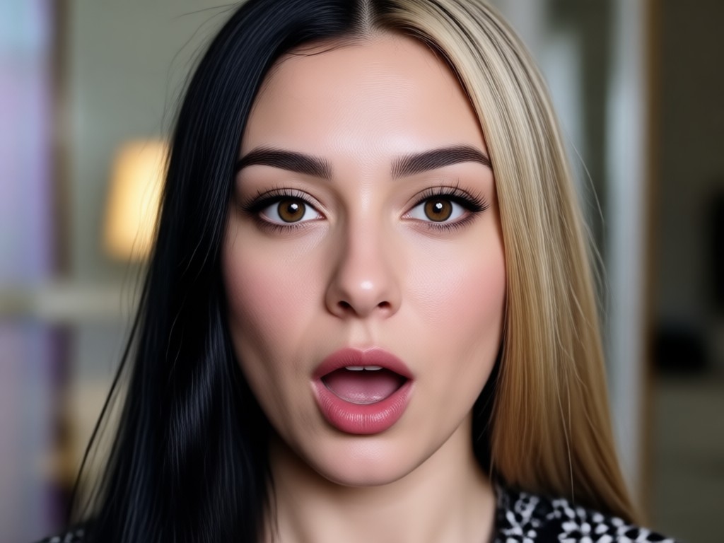 Realistic skin tone blending effect