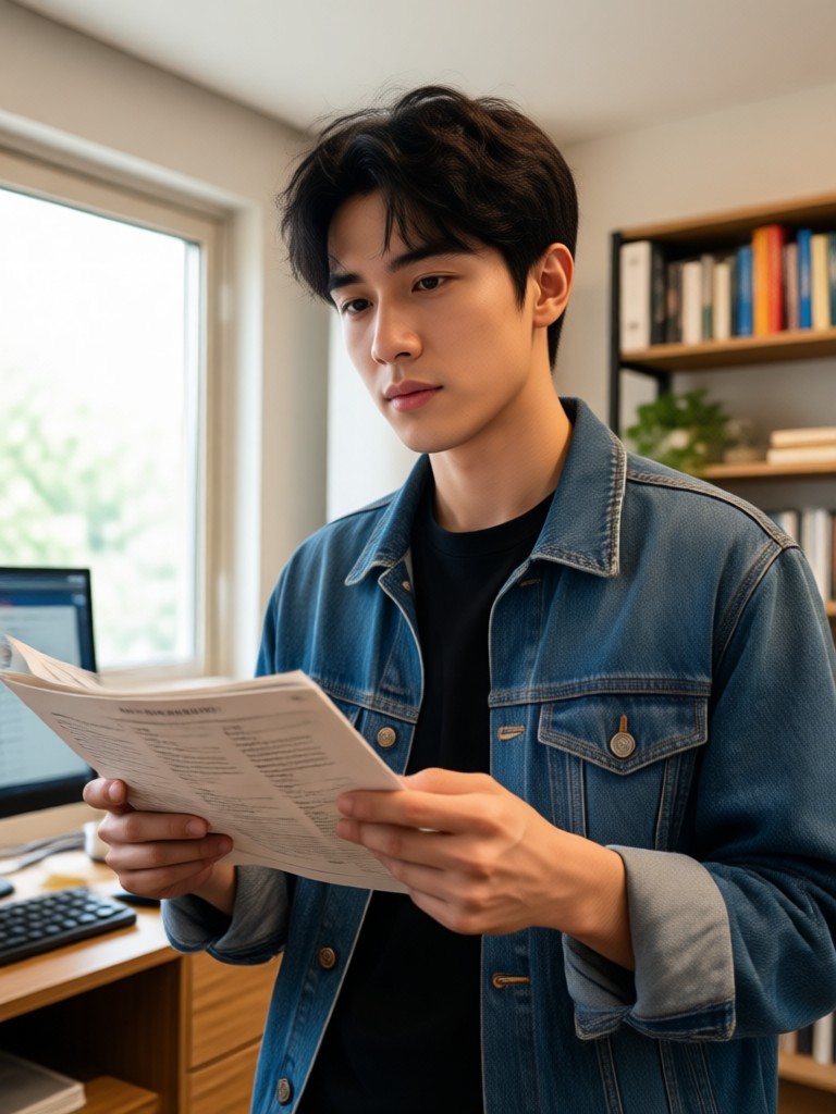 캐주얼 웨어를 입은 리얼리스틱 스타일 AI 남자친구