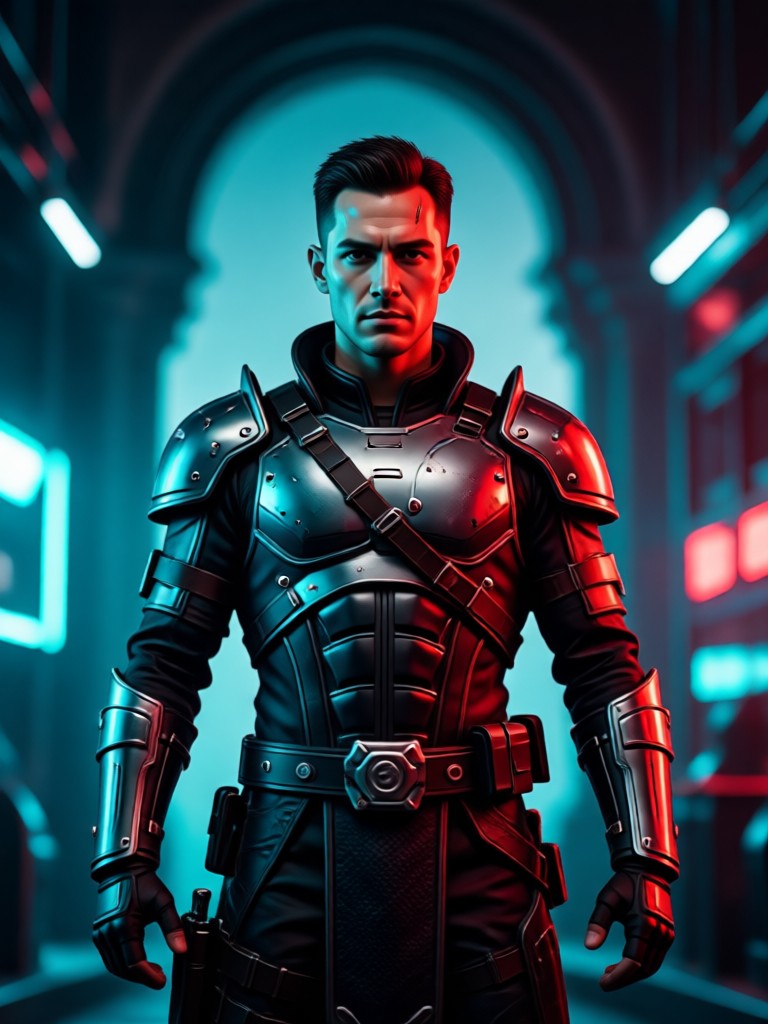Mysterious cinematic villain intro AI creation