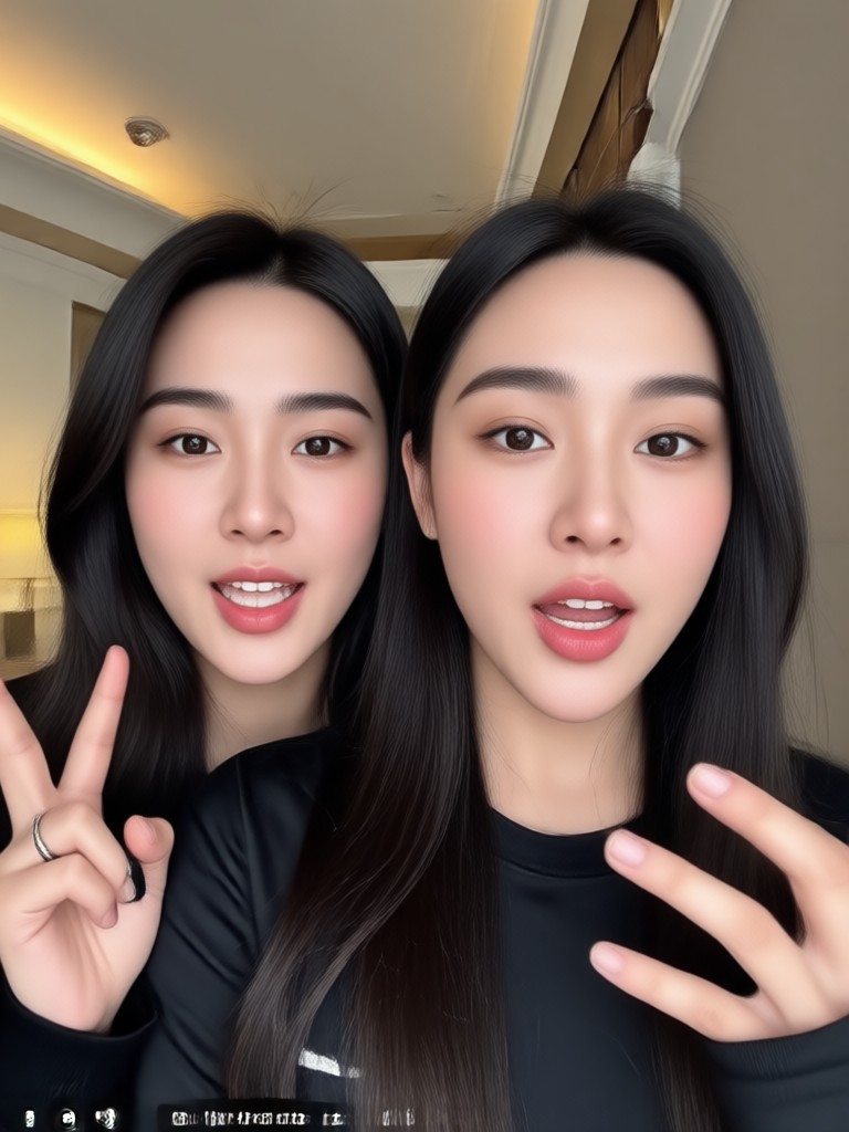 Live video face swap with friend