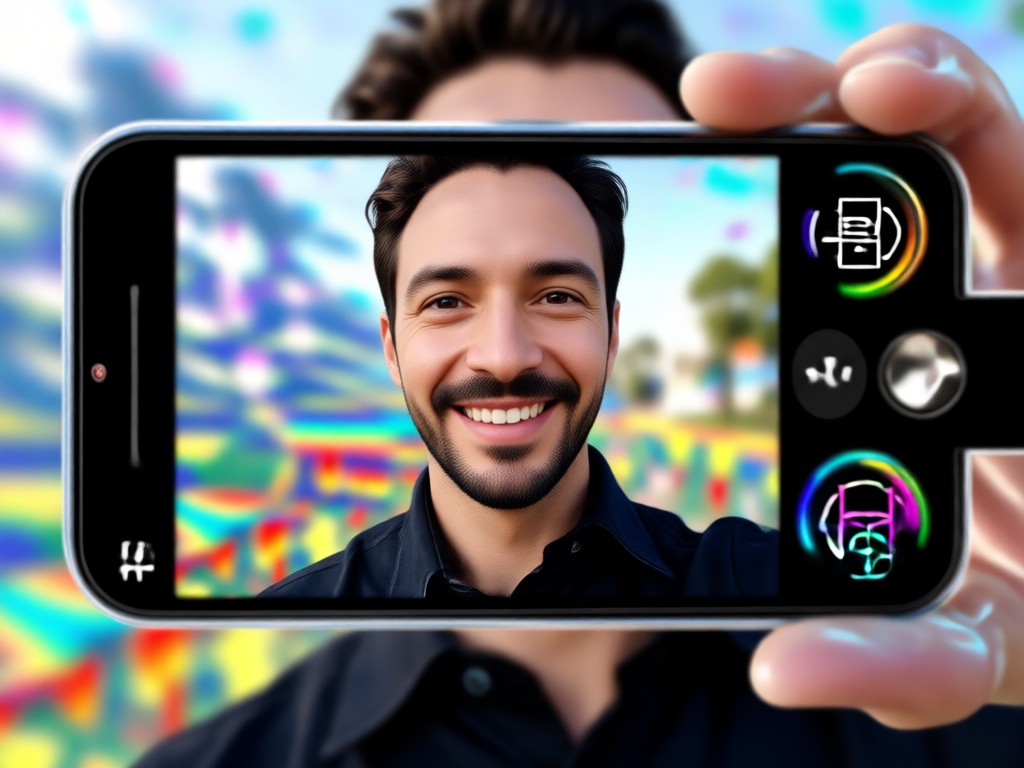 Realistische KI-Gesichtsverschmelzung für Promi-Selfies