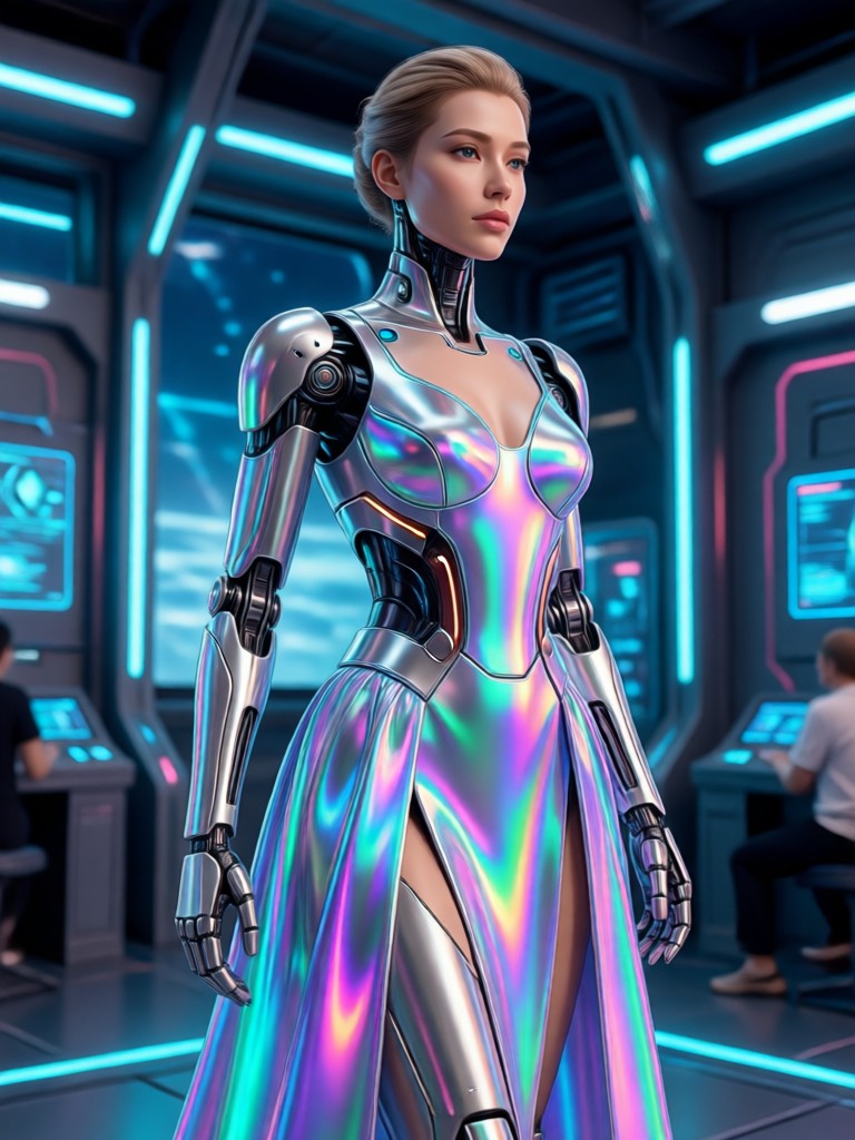 AI holiday sweater outfit change