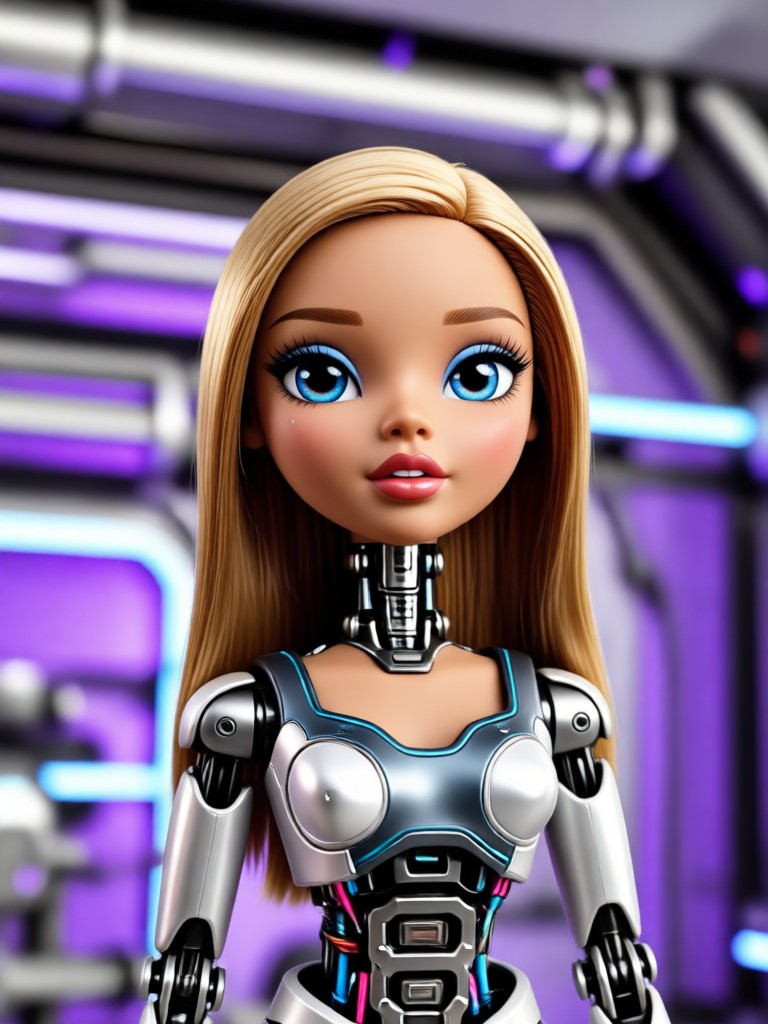 AI generated Bratz with glamorous evening wear