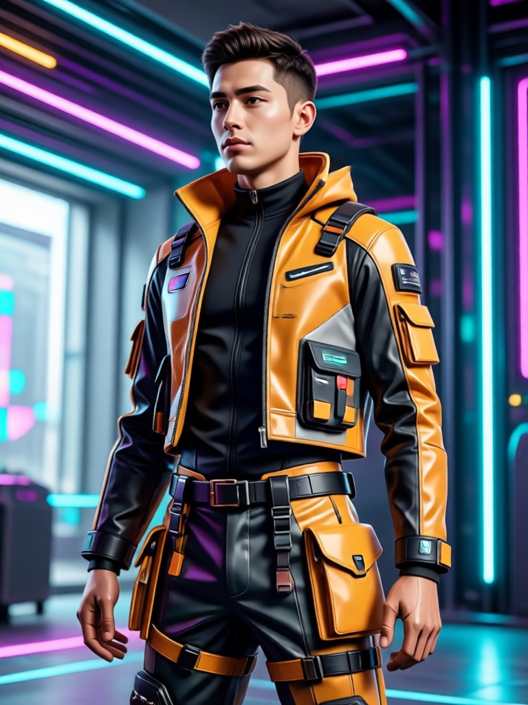 KI-generierte Outfit-Transformation zeigt Vorher- und Nachher-Stile