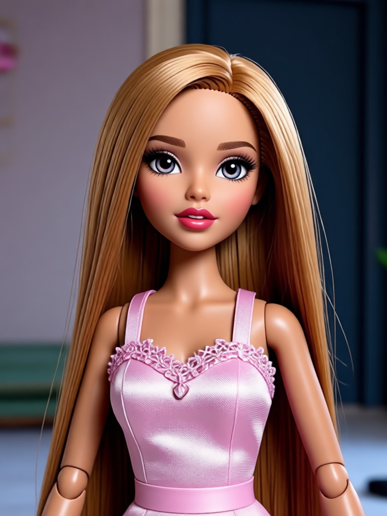 Comparación lado a lado de una foto y su versión muñeca Bratz