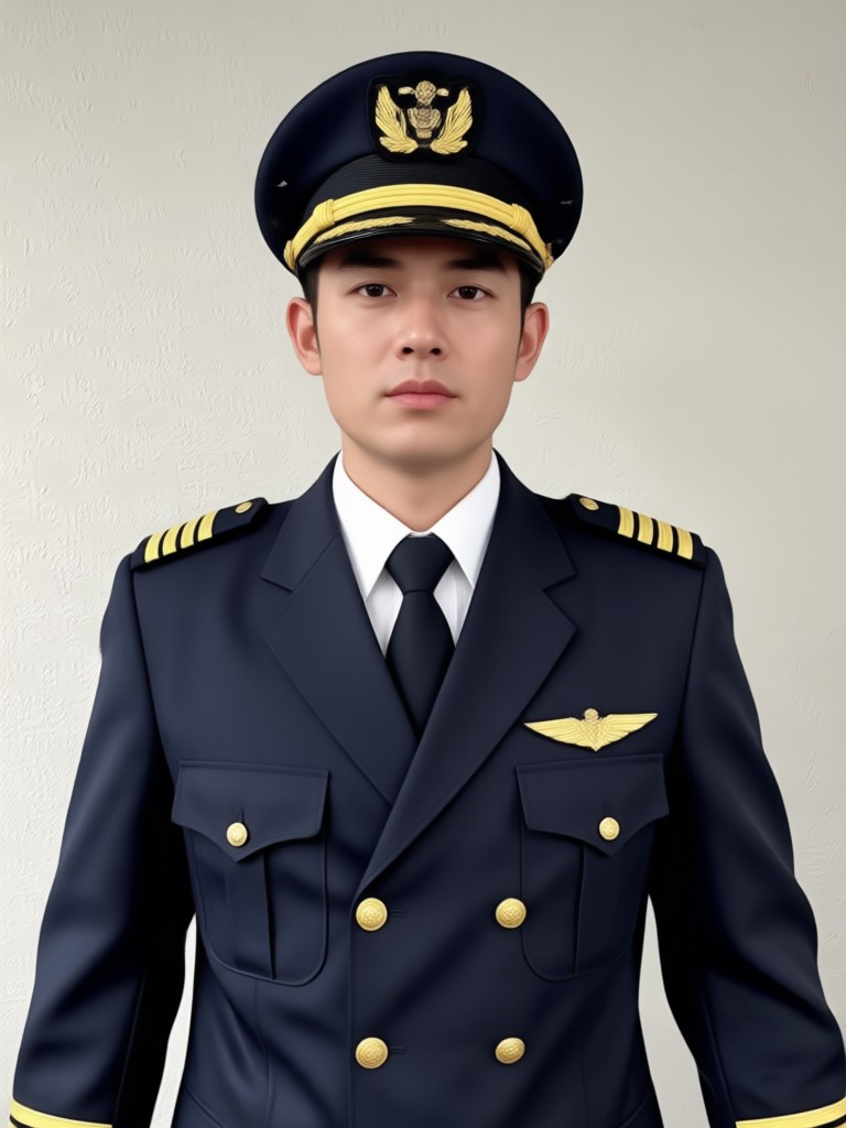 Aplicativo HeyO mostrando o recurso de uniforme de piloto com IA