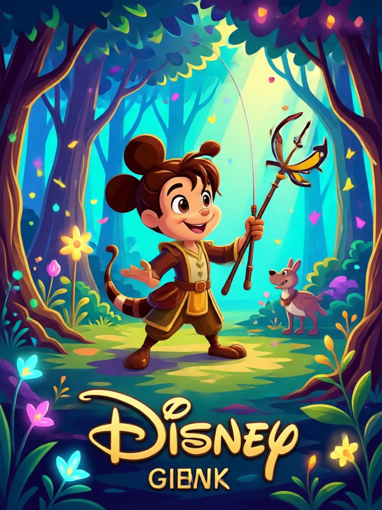 Pet transformed into Disney sidekick character poster