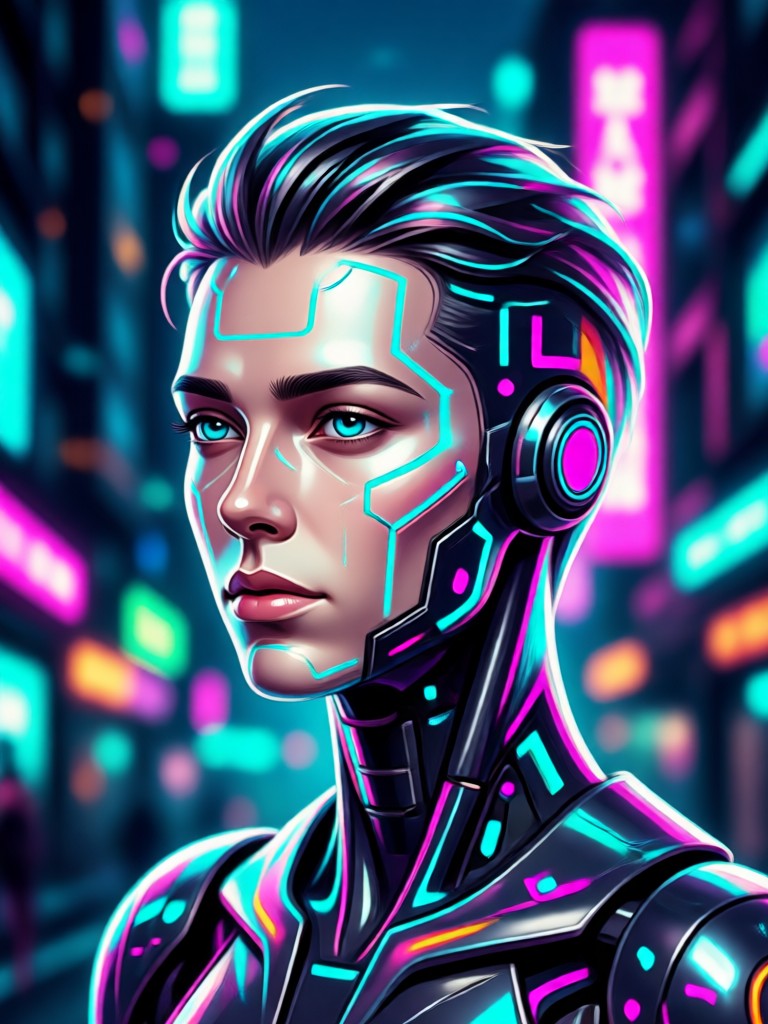 Sales professional AI portrait