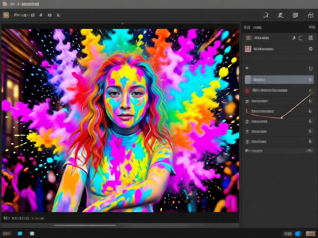 Different Holi photo style templates